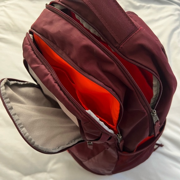 Under Armour Burgundy and Orange Backpack - Picture 4 of 6